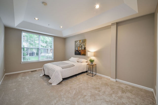 838 Stuarts Dr, Saint Charles, IL 60174 - bedroom with a raised ceiling, carpet flooring, and recessed lighting