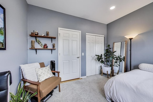 1601 N Paulina St Unit 2D, Chicago, IL 60622 - carpeted bedroom featuring recessed lighting and baseboards
