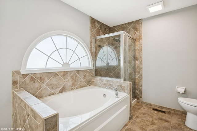 1460 Canter Ln, Bartlett, IL 60103 - full bathroom with a garden tub and a stall shower