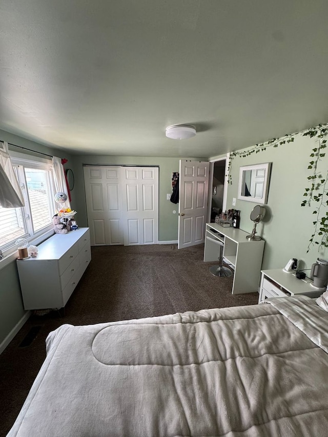 1720 N Major Ave, Chicago, IL 60639 - carpeted bedroom featuring baseboards and a closet