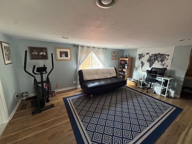 1720 N Major Ave, Chicago, IL 60639 - living room featuring wood finished floors and baseboards