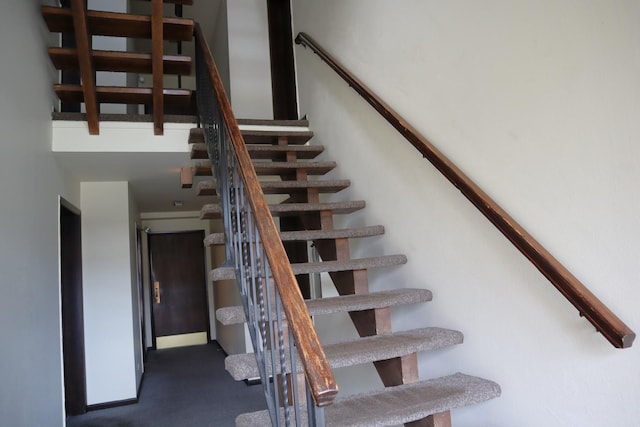 4829 W 109th St Unit 203, Oak Lawn, IL 60453 - stairway featuring carpet floors