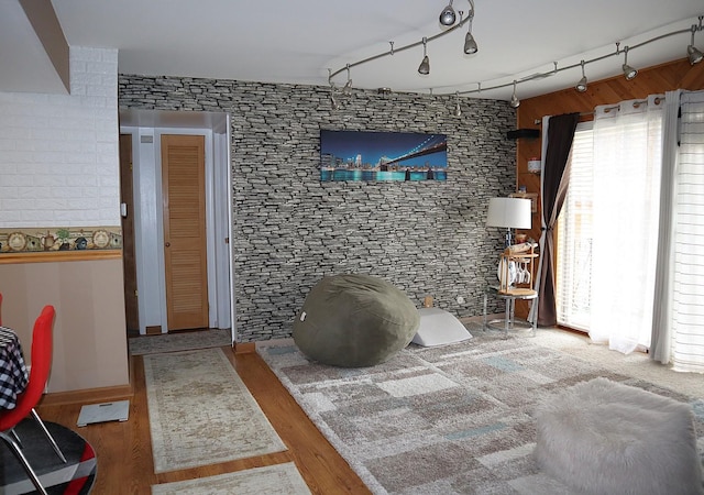 4829 W 109th St Unit 203, Oak Lawn, IL 60453 - living area with wood finished floors