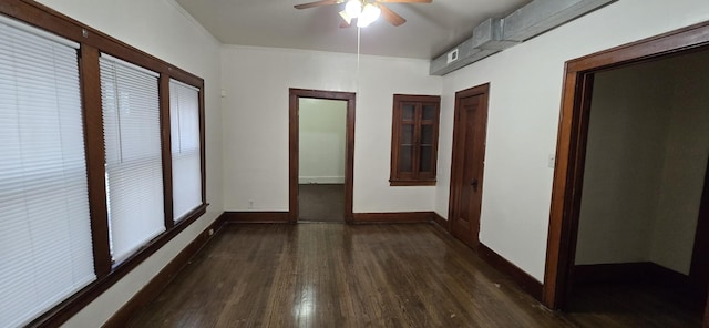 83 W 15th St, Chicago Heights, IL 60411 - hall with dark wood finished floors and crown molding