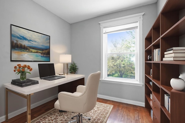 6409 S Champlain Ave, Chicago, IL 60637 - office featuring wood finished floors and plenty of natural light
