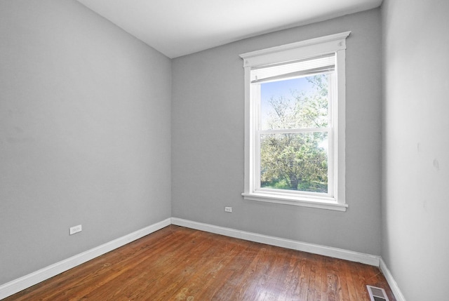 6409 S Champlain Ave, Chicago, IL 60637 - empty room featuring plenty of natural light and wood finished floors