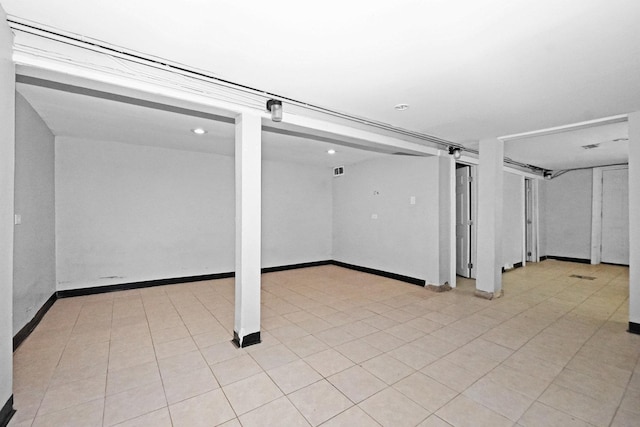 6409 S Champlain Ave, Chicago, IL 60637 - finished below grade area with recessed lighting and baseboards