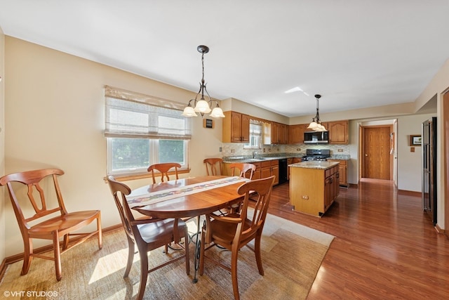 1885 Mcrae Ln, Mundelein, IL 60060 - dining space featuring dark wood-style floors and baseboards
