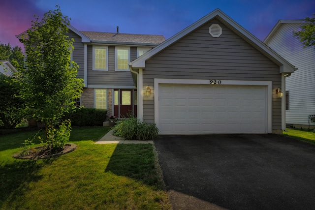 920 Matthew Ct, Naperville, IL 60540 - traditional home featuring driveway, an attached garage, and a front lawn