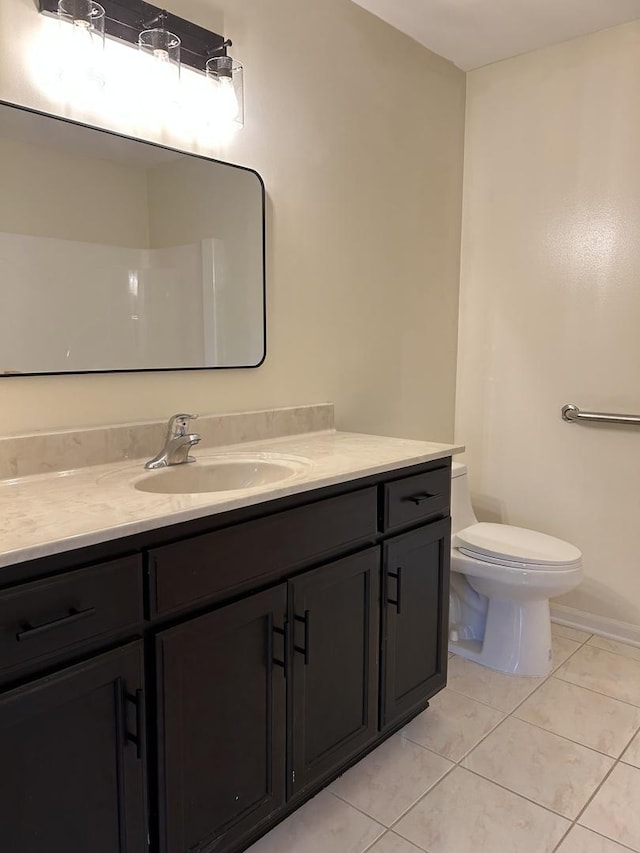 6220 Misty Pines Dr Unit 3, Tinley Park, IL 60477 - bathroom featuring vanity and tile patterned floors