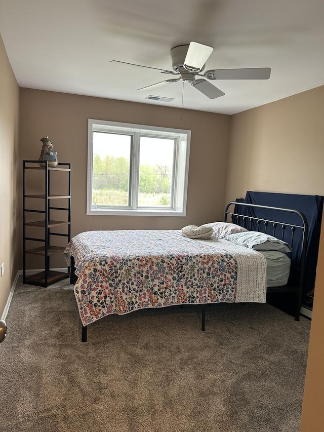 6220 Misty Pines Dr Unit 3, Tinley Park, IL 60477 - bedroom with carpet floors and a ceiling fan