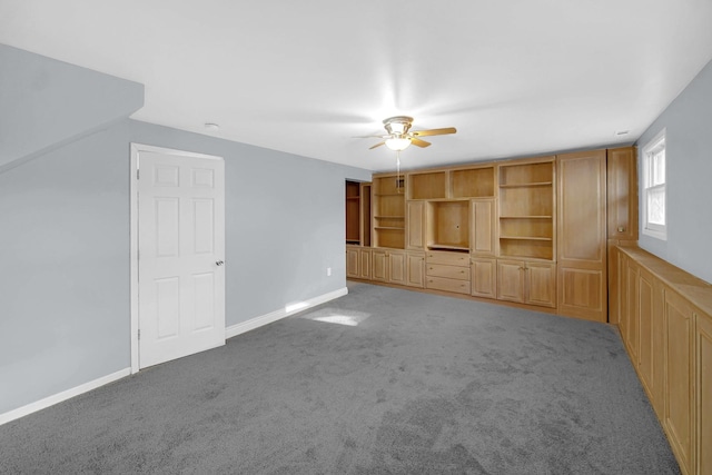 26W278 Harrison Ave, Winfield, IL 60190 - unfurnished living room featuring ceiling fan and carpet