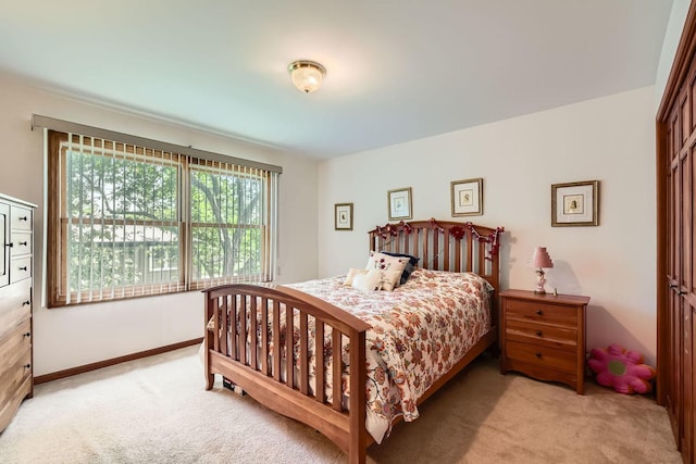 3825 Charlemagne Dr, Hoffman Estates, IL 60192 - bedroom with light carpet and baseboards