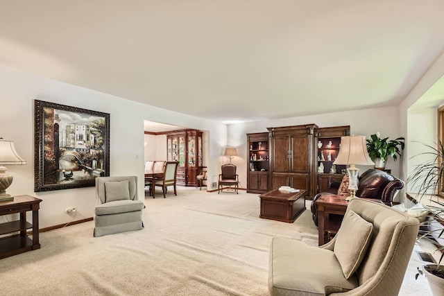 3825 Charlemagne Dr, Hoffman Estates, IL 60192 - living room featuring light colored carpet