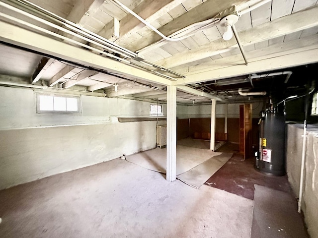 673 Parkway Ave, Elgin, IL 60120 - basement with gas water heater