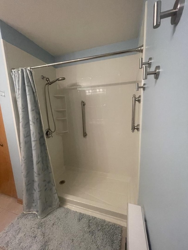 1827 Arbor Falls Dr, Plainfield, IL 60586 - full bathroom featuring a shower stall and tile patterned floors