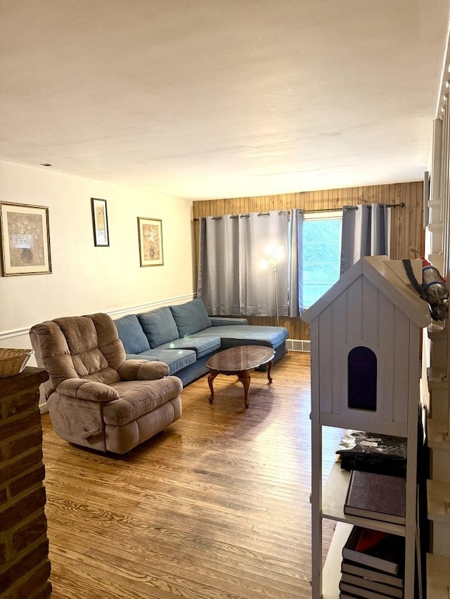 261 S Edison Ave, Elgin, IL 60123 - living area with wood finished floors