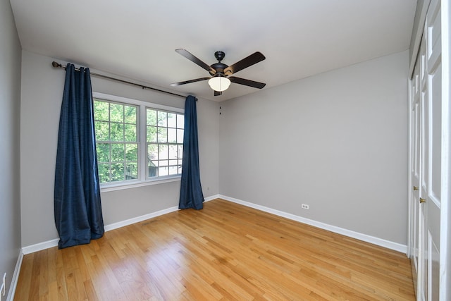 74 White Oak Cir, Saint Charles, IL 60174 - spare room with light wood-type flooring and ceiling fan