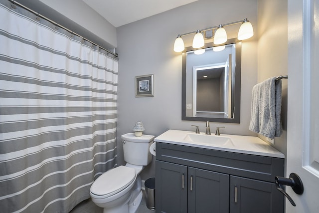 74 White Oak Cir, Saint Charles, IL 60174 - bathroom with vanity and a shower with curtain