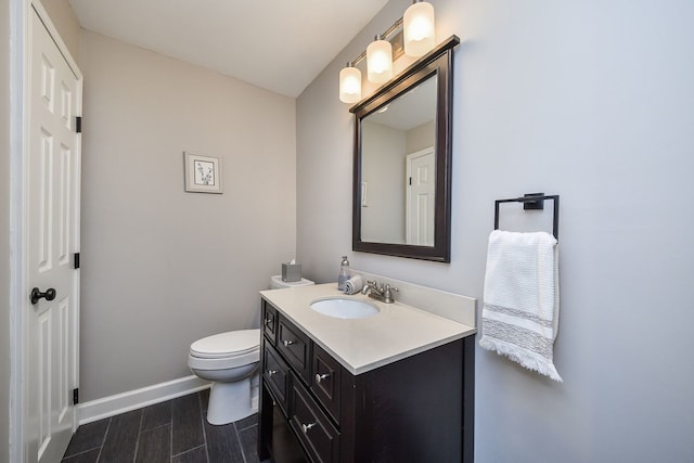 74 White Oak Cir, Saint Charles, IL 60174 - half bath with vanity and wood finished floors