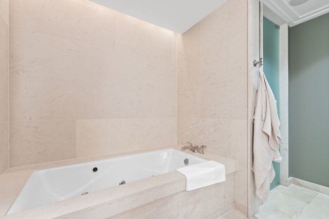 159 E Walton Pl Unit 5C, Chicago, IL 60611 - bathroom with a tub with jets