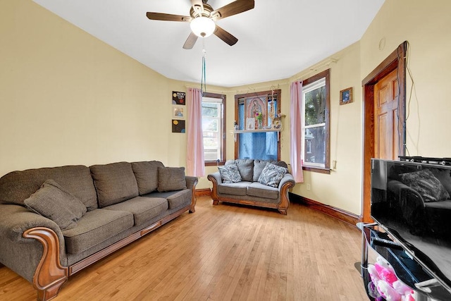3209 S Harding Ave, Chicago, IL 60623 - living area with a ceiling fan and light wood finished floors