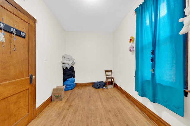 3209 S Harding Ave, Chicago, IL 60623 - entryway featuring wood finished floors and baseboards