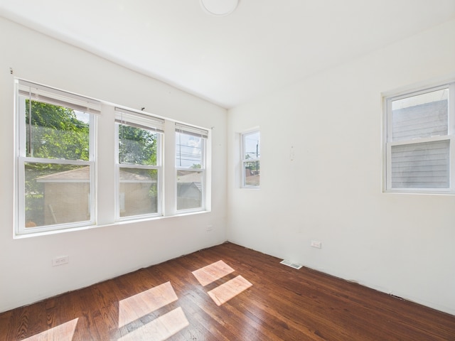 8015 S Paxton Ave, Chicago, IL 60617 - spare room with dark wood finished floors