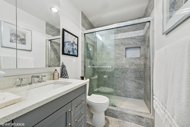 260 E Chestnut St Unit 3303, Chicago, IL 60611 - full bath with vanity and a shower stall