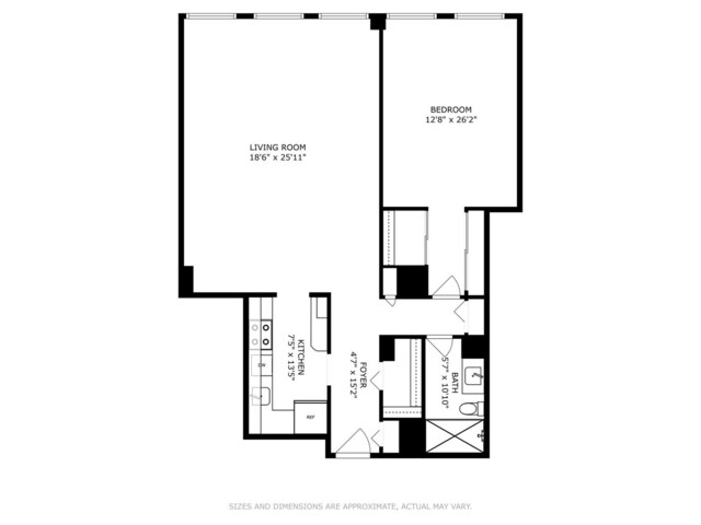 260 E Chestnut St Unit 3303, Chicago, IL 60611 - view of floor plan / room layout