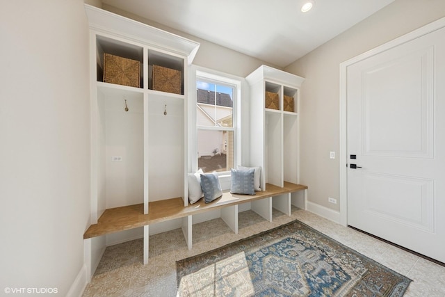 1120 Pin Oak Dr, Western Springs, IL 60558 - mudroom with baseboards