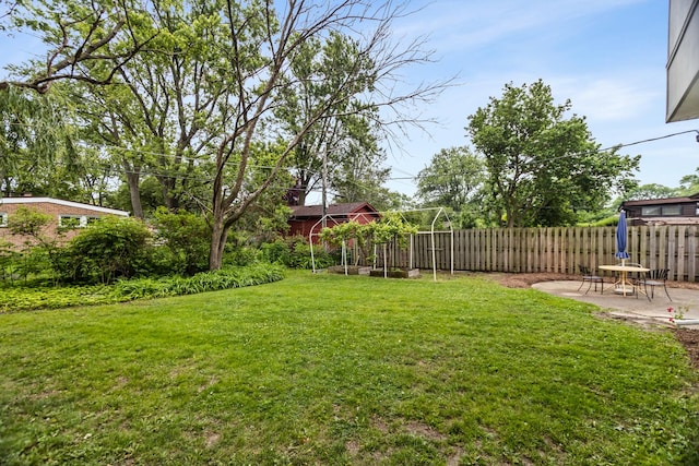 806 Lawler Ave, Wilmette, IL 60091 - view of yard featuring a patio
