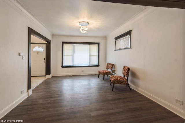 7226 S Rhodes Ave, Chicago, IL 60619 - living area with crown molding and wood finished floors