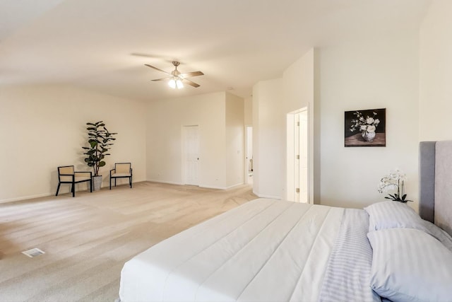 2302 Sandy Creek Dr, Algonquin, IL 60102 - bedroom with light colored carpet and ceiling fan