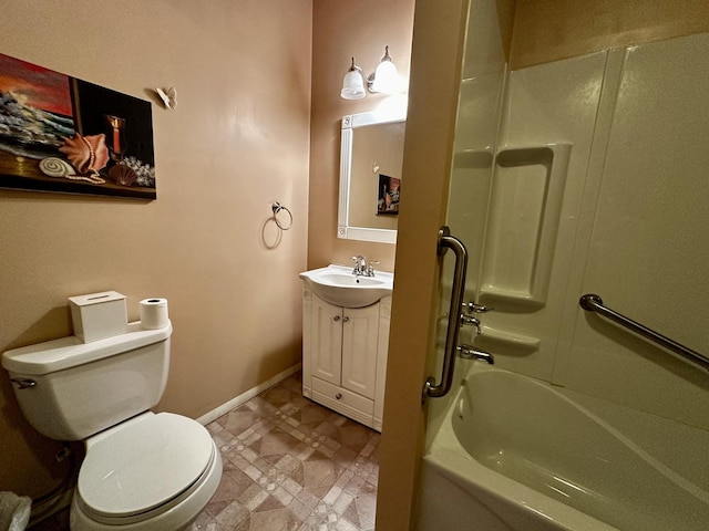 6119 Little Galilee Rd, Clinton, IL 61727 - full bathroom with vanity and bathtub / shower combination