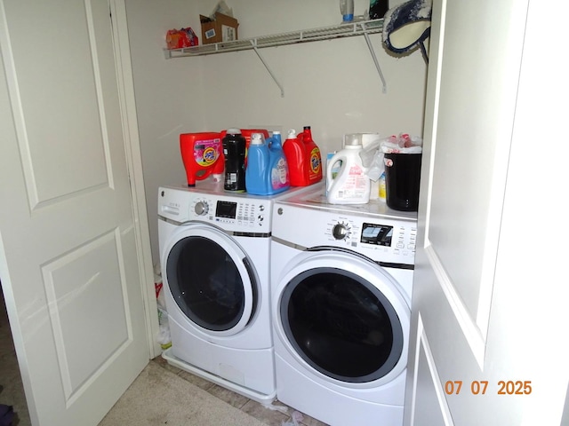 1108 Evergreen Ave, Des Plaines, IL 60016 - washroom with separate washer and dryer