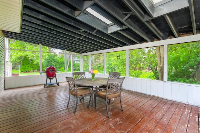1386 Old Dominion Ct, Naperville, IL 60540 - sunroom / solarium featuring outdoor dining space