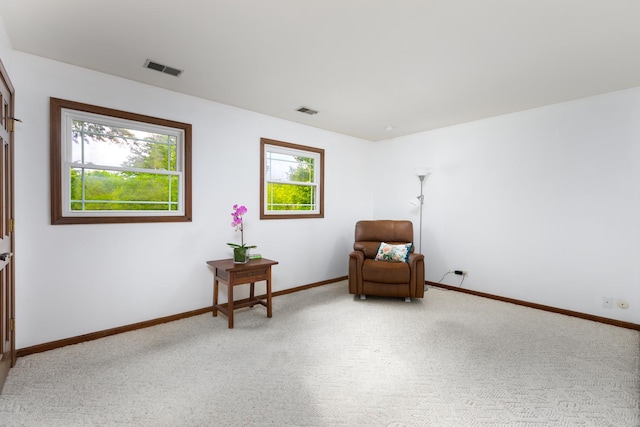 1386 Old Dominion Ct, Naperville, IL 60540 - sitting room featuring baseboards and carpet floors