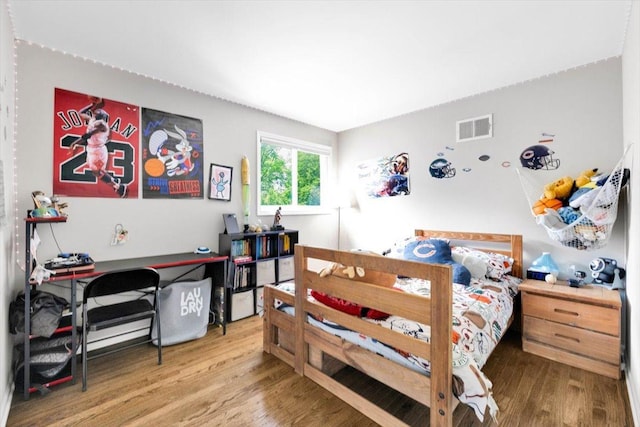 1259 Durham Dr, Wheaton, IL 60189 - bedroom with wood finished floors and a desk