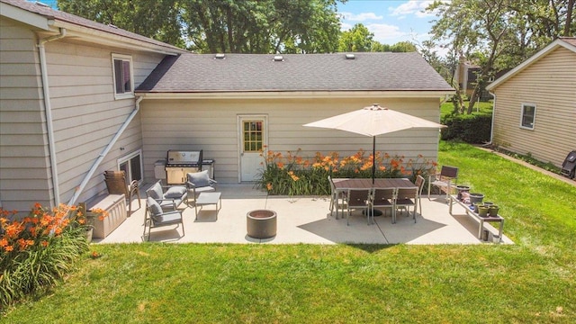 1259 Durham Dr, Wheaton, IL 60189 - view of patio featuring grilling area