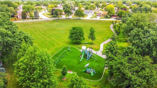 1259 Durham Dr, Wheaton, IL 60189 - bird's eye view of a community park