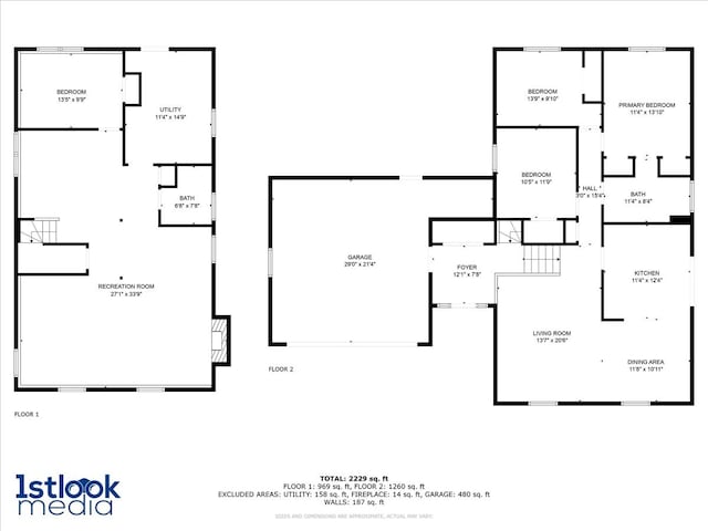 1259 Durham Dr, Wheaton, IL 60189 - view of home floor plan