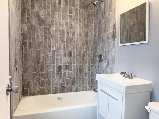 8517 S Wallace St, Chicago, IL 60620 - bathroom featuring vanity and shower / washtub combination