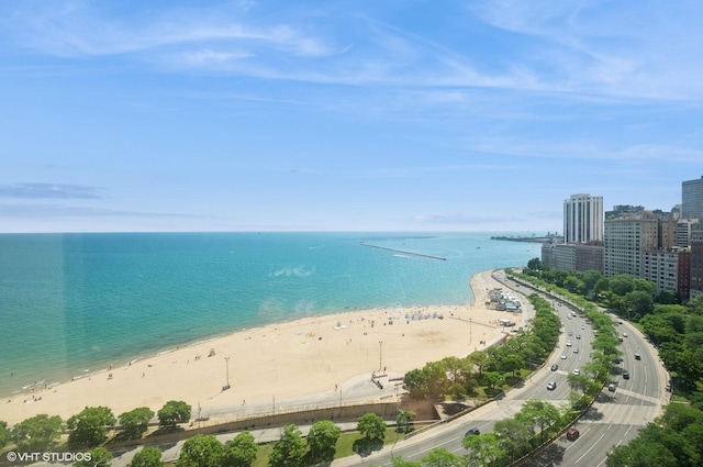 1110 N Lake Shore Dr Unit 20S, Chicago, IL 60611 - water view with nearby beach and nearby urban area