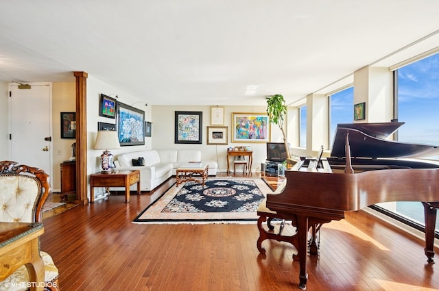 1110 N Lake Shore Dr Unit 20S, Chicago, IL 60611 - living room featuring hardwood / wood-style floors and healthy amount of natural light