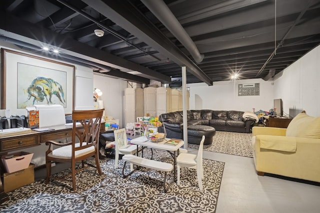 313 Hawthorn Ave Unit F, Glencoe, IL 60022 - view of finished below grade area