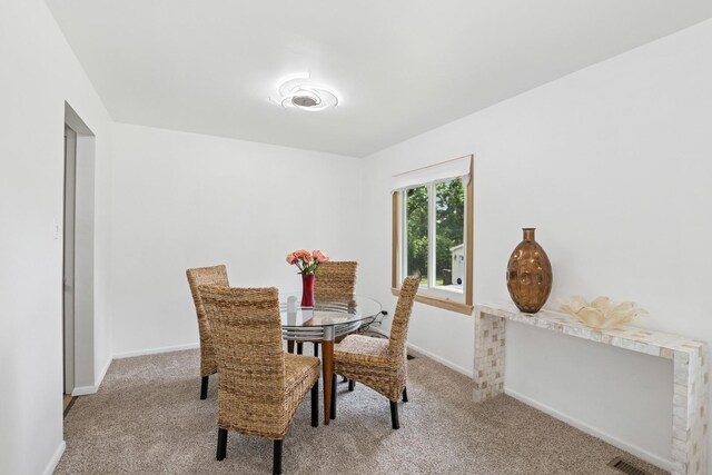 3551 Marseilles Ln, Hazel Crest, IL 60429 - dining area featuring light colored carpet
