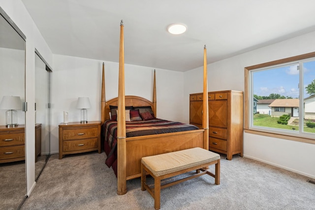 3551 Marseilles Ln, Hazel Crest, IL 60429 - bedroom featuring light colored carpet and baseboards