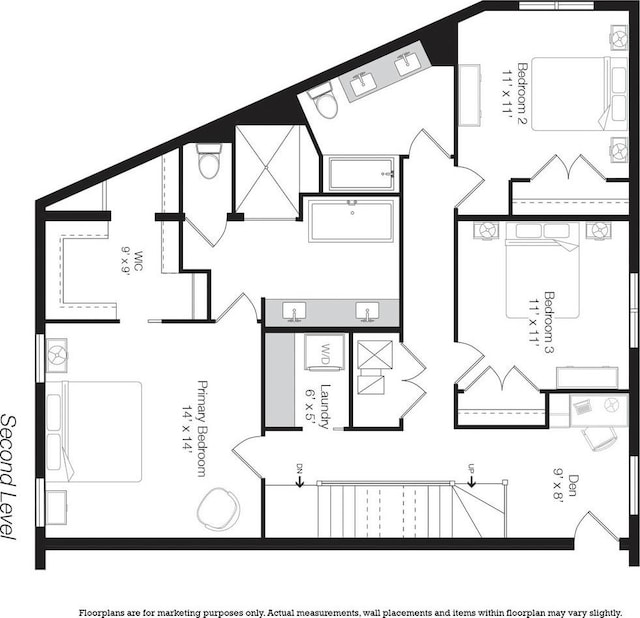 2832 N Racine Ave Unit 2W, Chicago, IL 60657 - view of home floor plan
