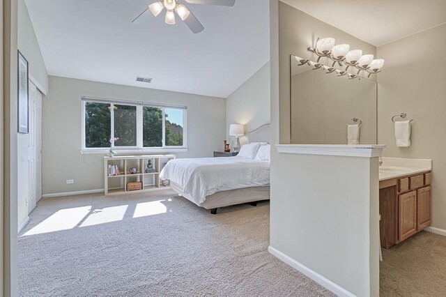 8156 Ripple Ridge Dr, Darien, IL 60561 - bedroom featuring light carpet and a ceiling fan